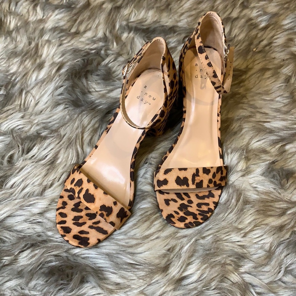 A New Day Leopard Heels